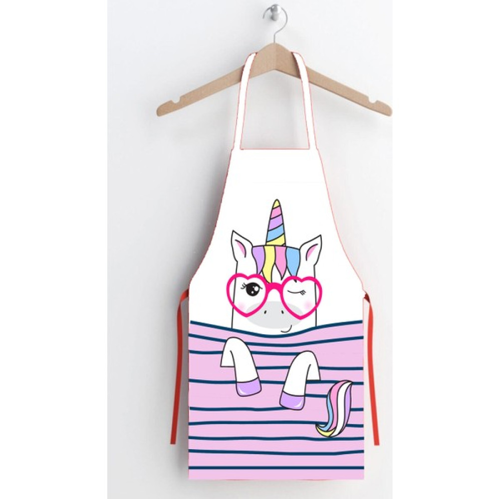 Ays Home Unicorn Anaokulu Çocuk Etkinlik Önlüğü - Standart - Lila Mutfak Önlüğü Fiyatı