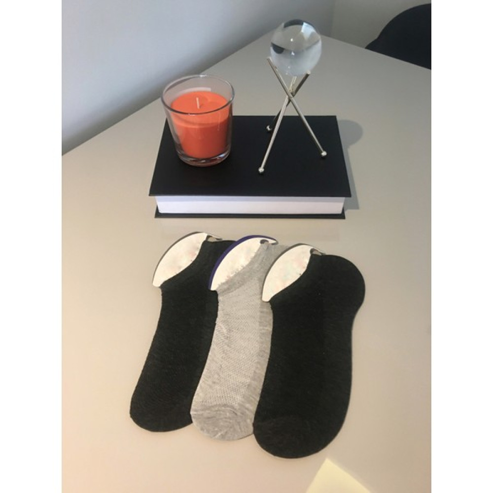 Ays Socks Boutique 3'lü Erkek Patik Çorap - Renkli - 40 - 44 Oto Boyaları Fiyatı