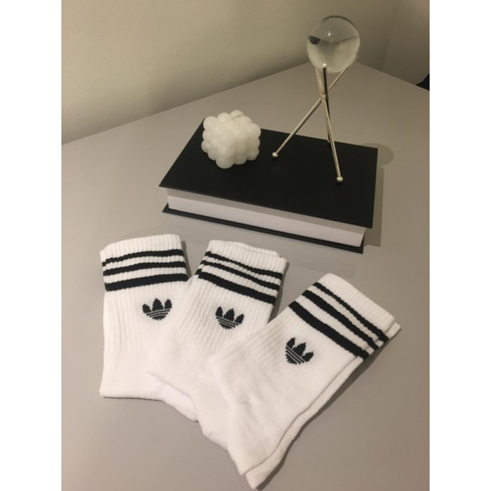 Ays Socks Boutique 3'lü Tenis Boy Üç Çizgili Çorap - Beyaz - Standart Oto Boyaları Fiyatı