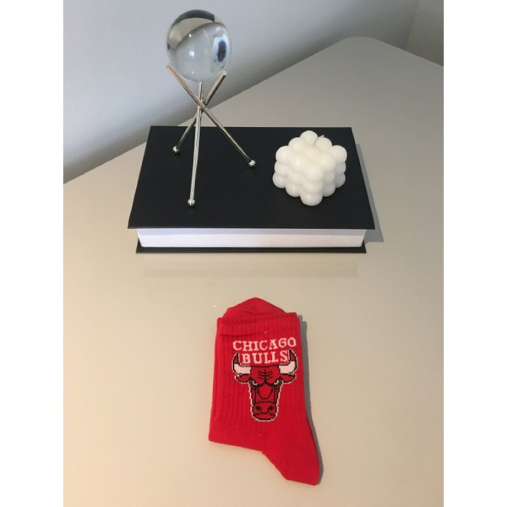 Ays Socks Boutique Kırmızı Boğa Desenli Unisex Çorap Çorap (Outdoor) Fiyatı