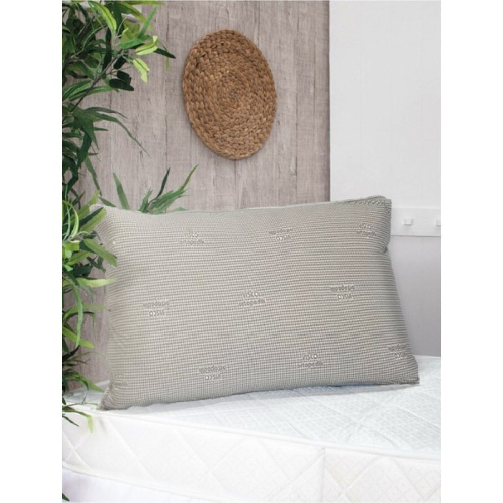 Ayşa Ortopedik Visco Kırpık Yastık 50*70 cm - 50 x 70 cm - Açık Gri Yastık Fiyatı