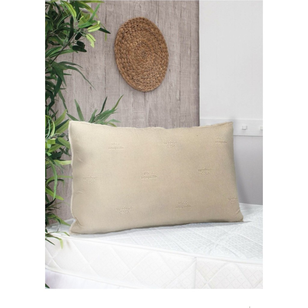 Ayşa Ortopedik Visco Kırpık Yastık 50*70 cm - 50 x 70 cm - Bej Yastık Kılıfı Fiyatı