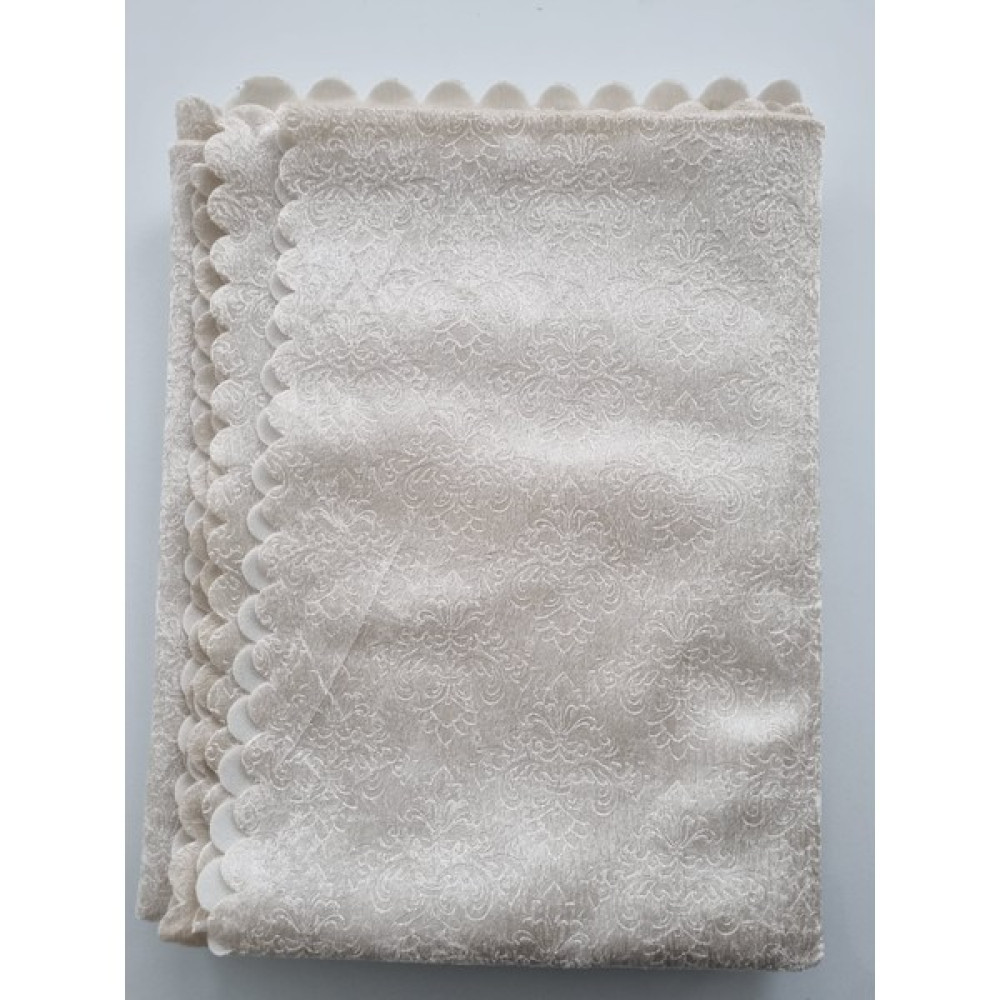 Aysalife Home Tekstil Osmanlı Desen Kaymaz Süngerli Koltuk ve Çekyat Örtüsü - Krem - 170 x 200 cm Koltuk & Kanepe Örtüsü Fiyatı