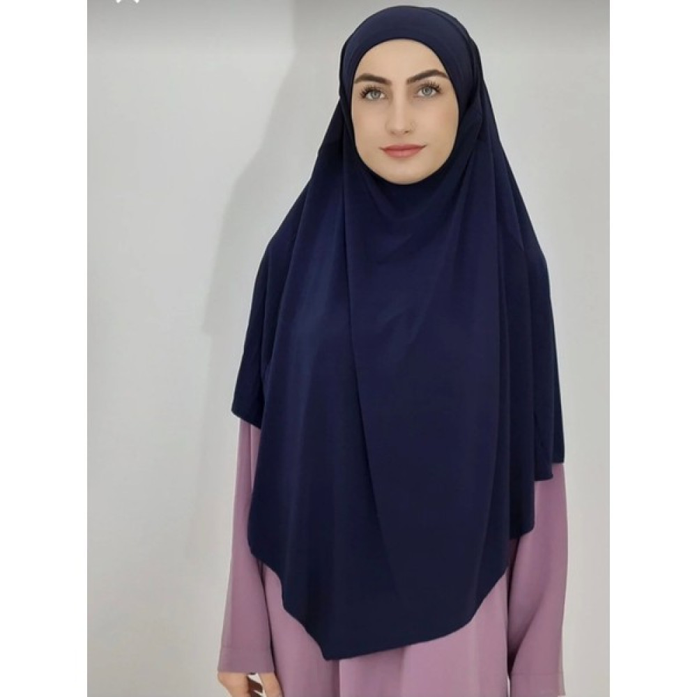 Ayselce Hobi Sufle Hazır Baglamalı Büyük Eşarp Hac ve Umre Için Uygundur Eşarp Fiyatı