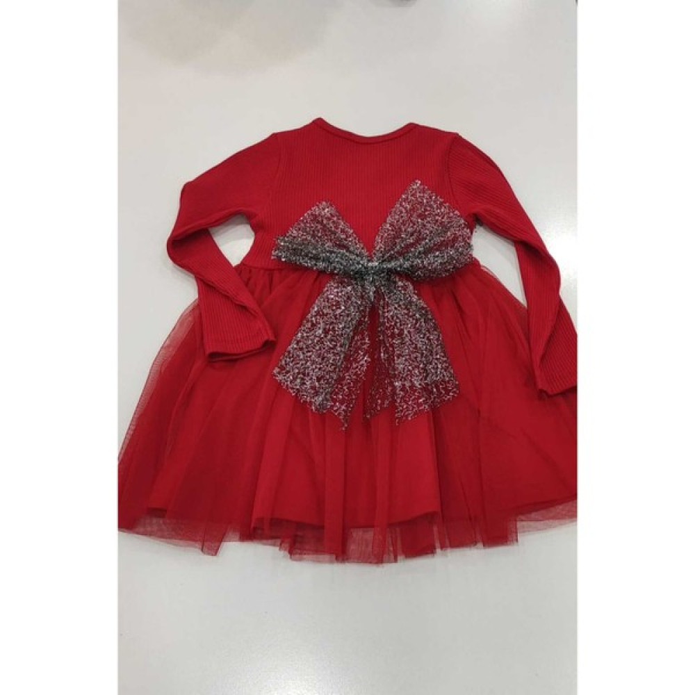 Ayşenur Yapakçı Kırmızı Kız Çocuk Elbise Kız Çocuk Elbise Fiyatı