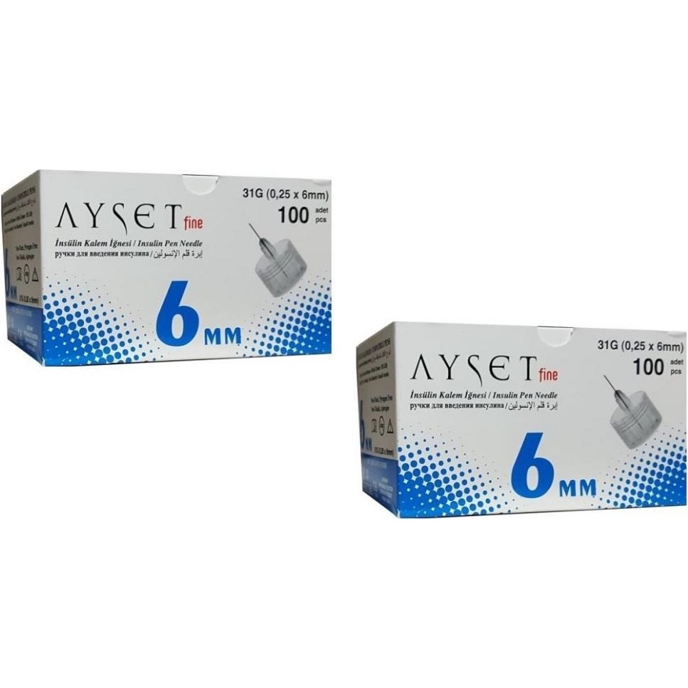 Ayset Fine 31G (0,25 x 6mm) Insülin Kalem Iğnesi 200 Adet Kalem & Yazı Gereçleri Fiyatı