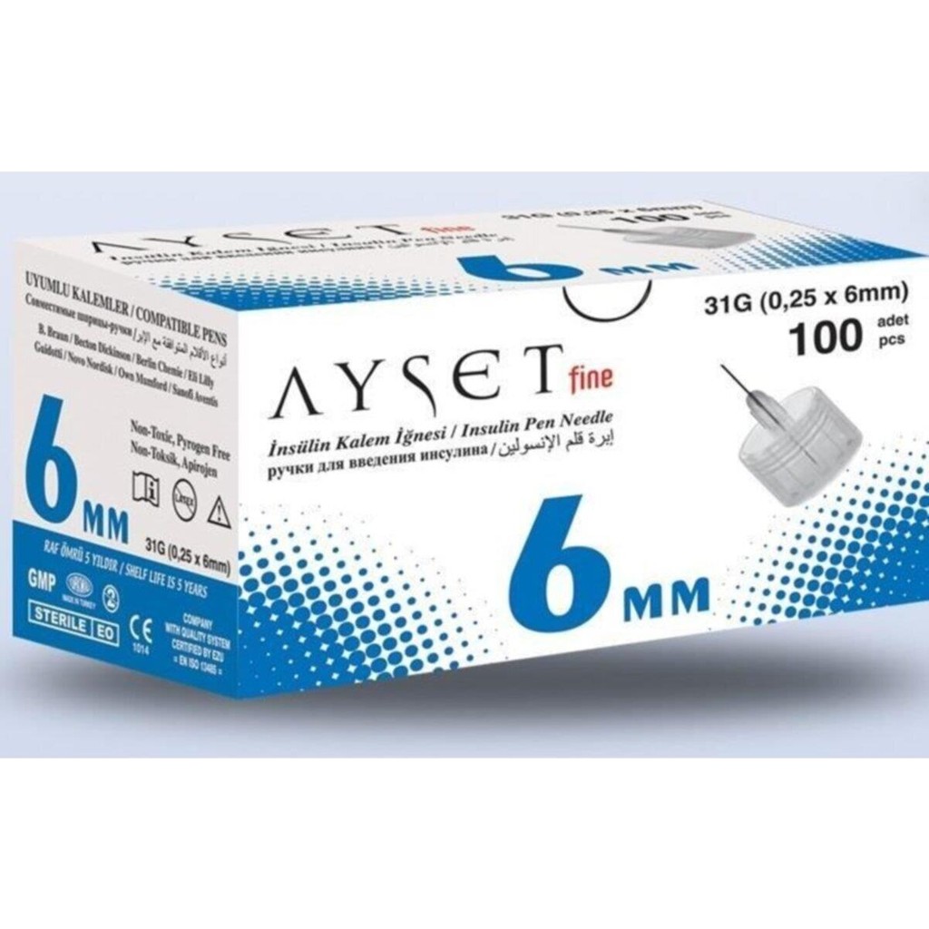 Ayset Insülin Kalem Iğne Ucu 31 G 6 Mm X 5 Adet - 1 Kalem & Yazı Gereçleri Fiyatı