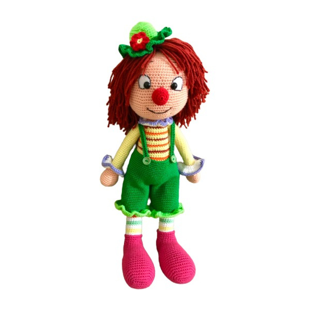 Aysun Yıldız Konbul Amigurumi Organik Örgü Oyuncak Uyku Arkadaşı Palyaço Bebek Oyuncakları Fiyatı