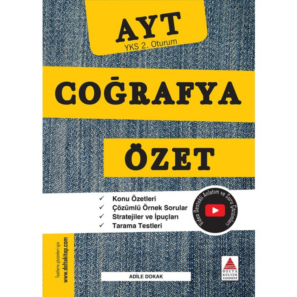 Ayt Coğrafya Özet Ders Sınav Kitapları Fiyatı