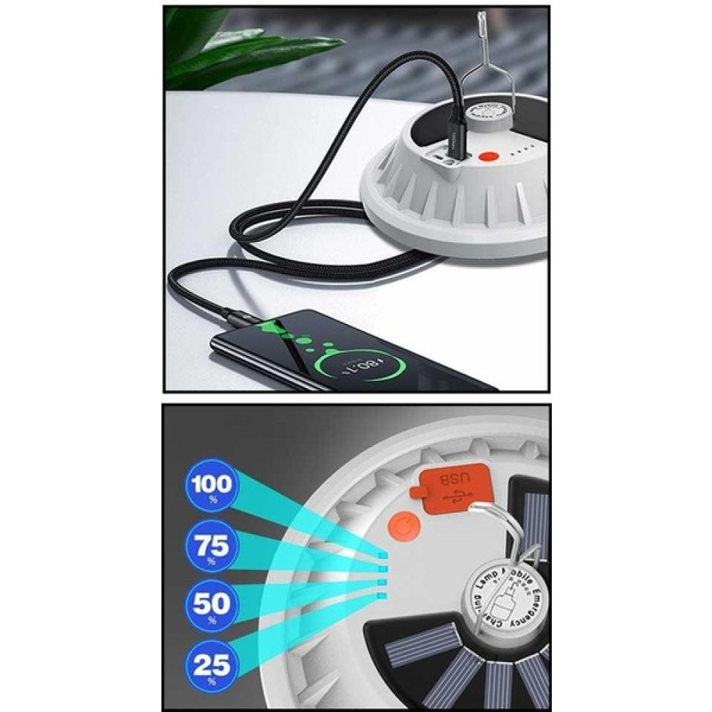 AYT Çözüm 80 W Solar Kumandalı Kamp Lambası Güneş Enerjili Lamba Uzaktan Kumandalı Telefon Şarj Edebilen Lamba Dış Mekan & Bahçe Oyuncakları Fiyatı