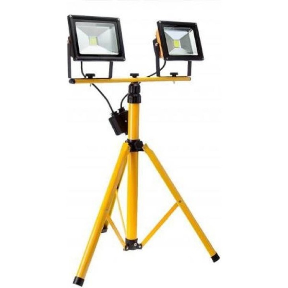 AYT Çözüm Tripod Projektör Ayağı 2 Adet 50 W Projektörlü Ayarlanabilir Şantiye Aydınlatması Ayaklı Projektör Seyyar Projektör Elektrik ve Aydınlatma Fiyatı