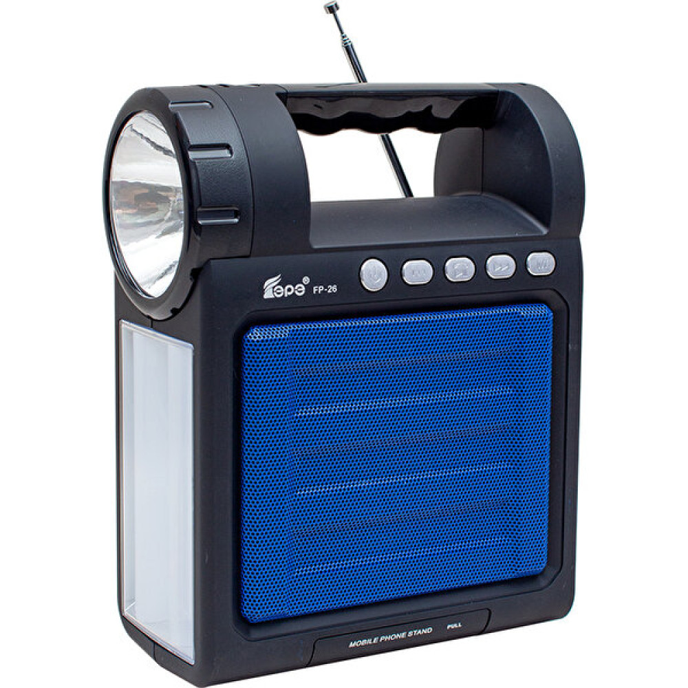 Ayt Magicvoice Fp-26 USB Sd Radyo Fm Bluetooth Destekli Fenerli Taşınabilir Hoparlör Radyolu Işıldak Şarjlı El Feneri El Feneri Fiyatı