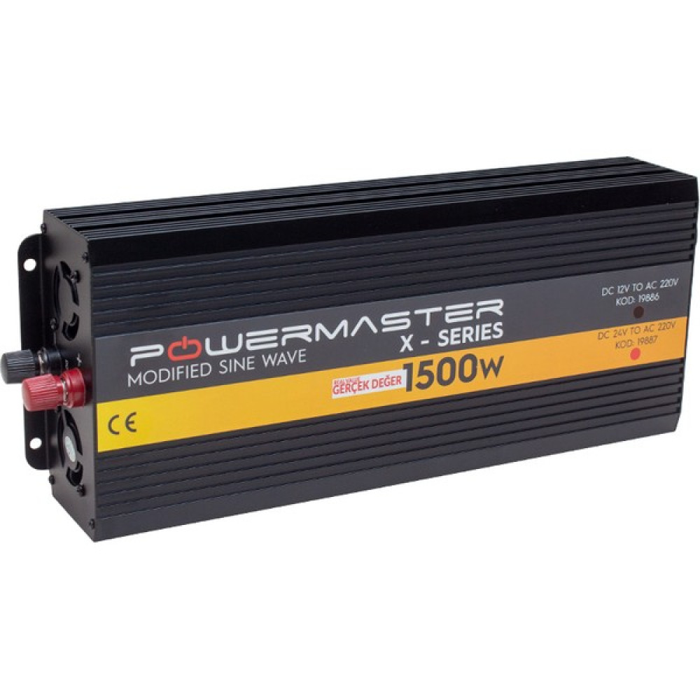 Ayt Powermaster 12-220V 12V 1500W Modified Sinus Inverter 12 Volt 220 Volt Dönüştürücü Çevirici Power Supply Fiyatı