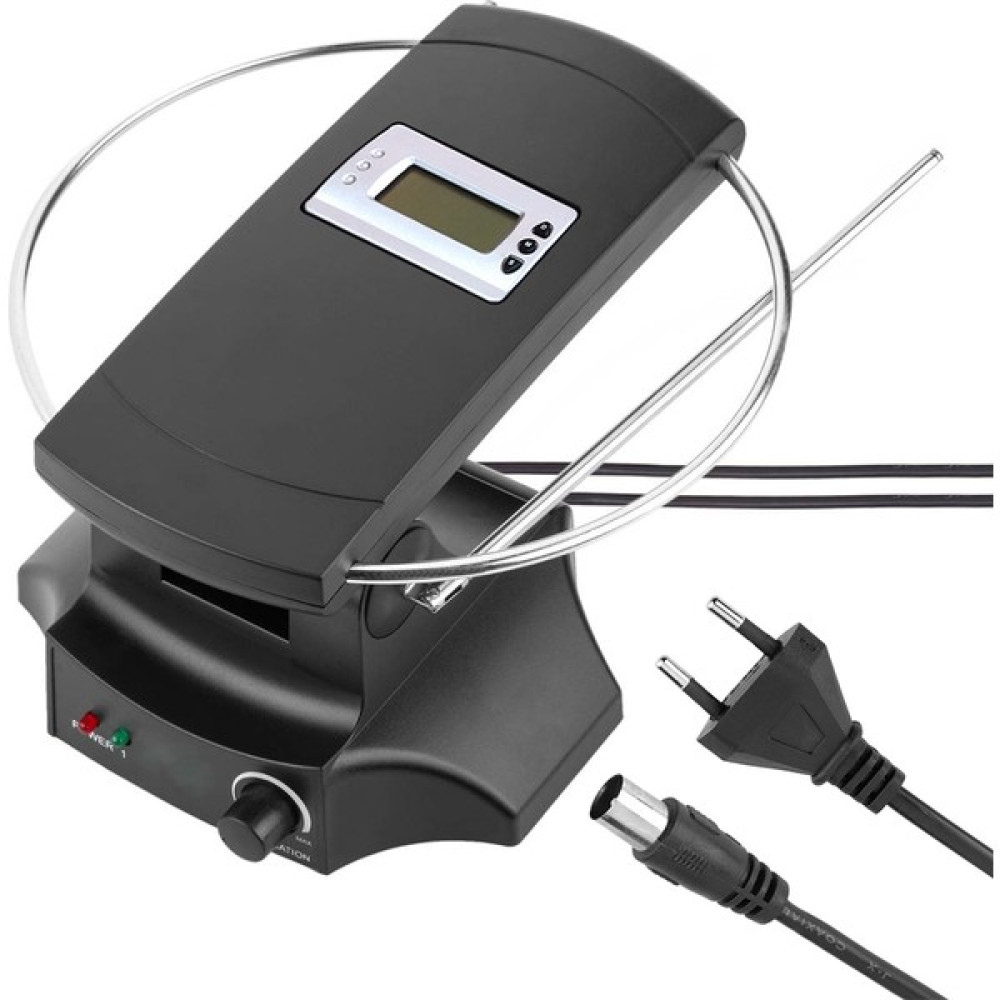 Ayt Powermaster SG-029A Saatli Uhf Vhf Tv Üstü Anten Iç Mekan Tv Anteni Karasal Yükselticili Tüplü Tv Anteni Çanaklar Fiyatı