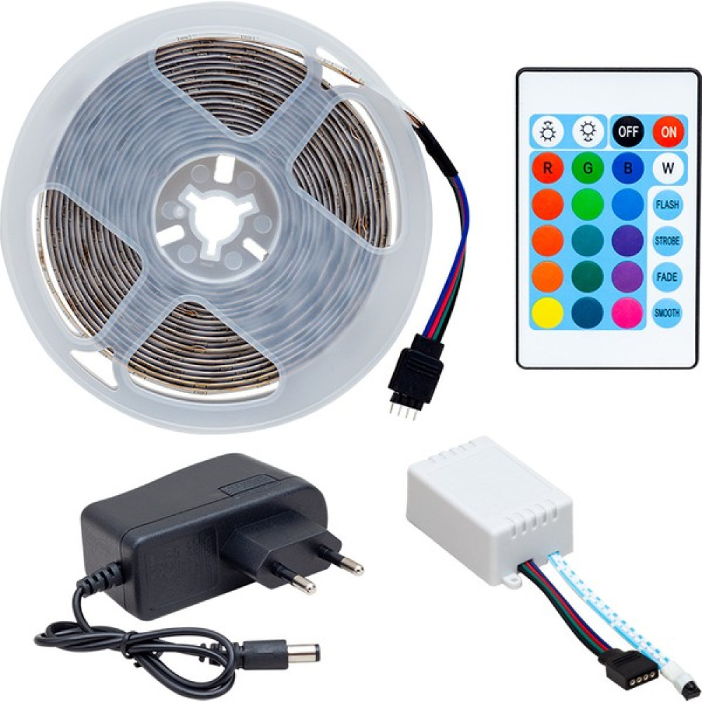 Ayt Powermaster Silikonsuz Iç Mekan 5 Metre Rgb Şerit LED Animasyonlu Adaptör Aydınlatma Yanıp Sönme Özellikli Dimmer Led Aydınlatmalar Fiyatı