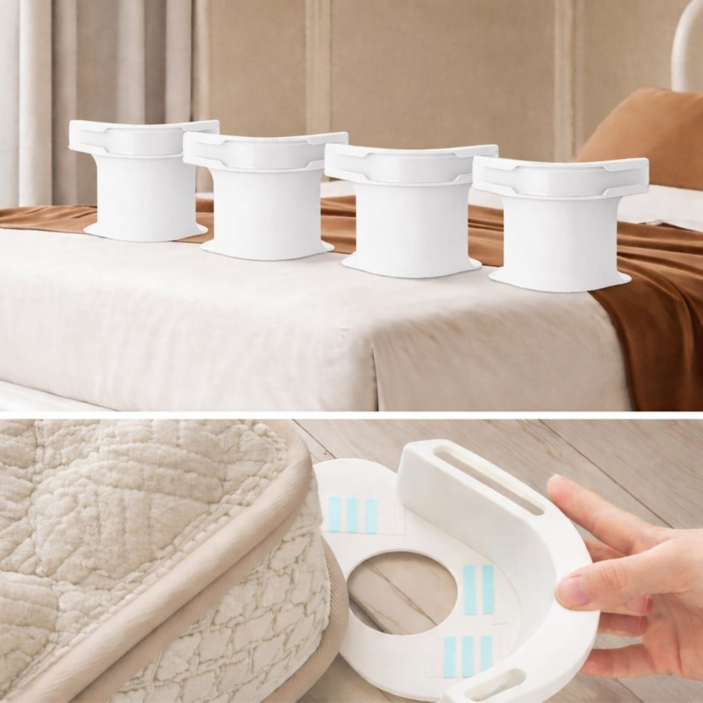 Ayt Sunup SN-29126 Pratik 4'lü Nevresim Çarşaf Tutucu Sabitleyici Tuturucu Düzenleyici - Beyaz - 0,7 - 1,3 cm Nevresim Takımı Fiyatı
