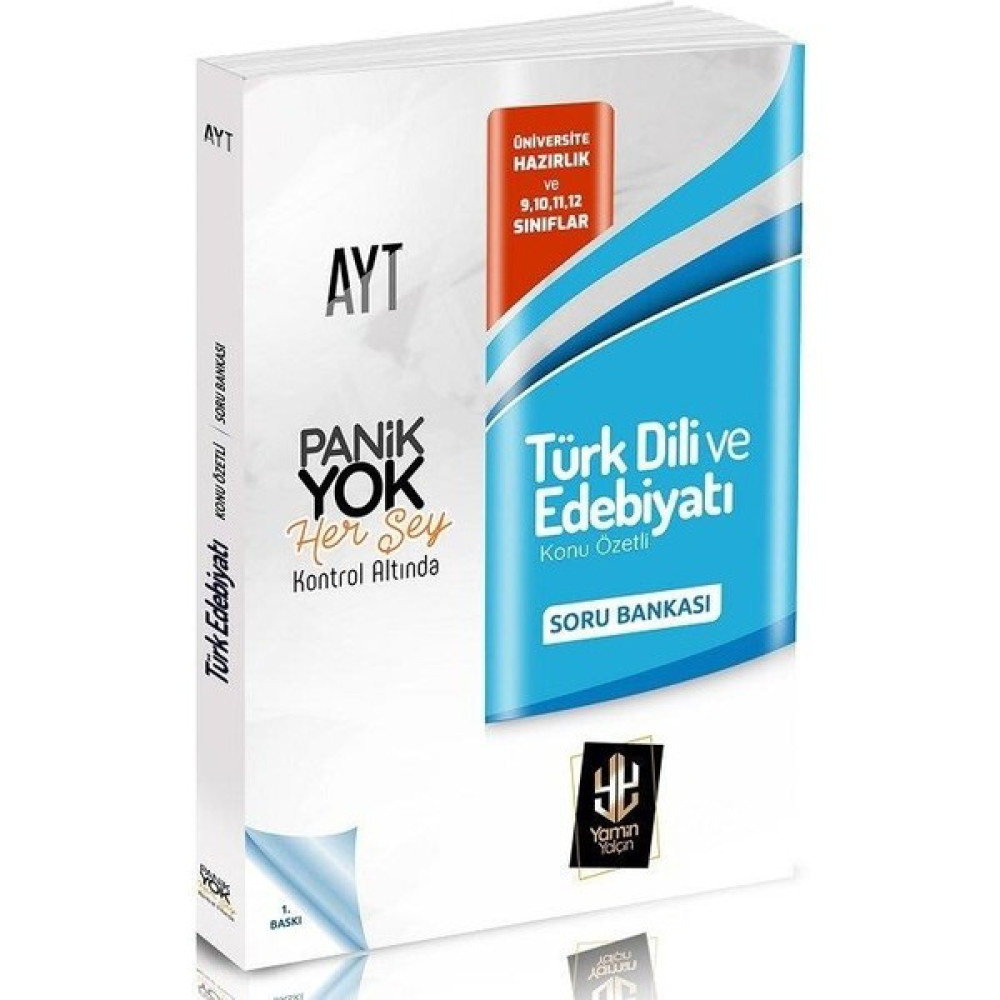 AYT Türk Dili ve Edebiyatı Soru Bankası Yamin Yalçin Panik Yok Temel Yeterlilik Testi (TYT) Fiyatı