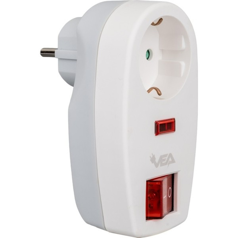 Ayt Vea VE-22419 16 Amper 3500 Watt LED Göstergeli Anahtarlı Tekli Akım Korumalı Priz Tüm Elektronik Cihazlarda Kullanılır Prizler Fiyatı