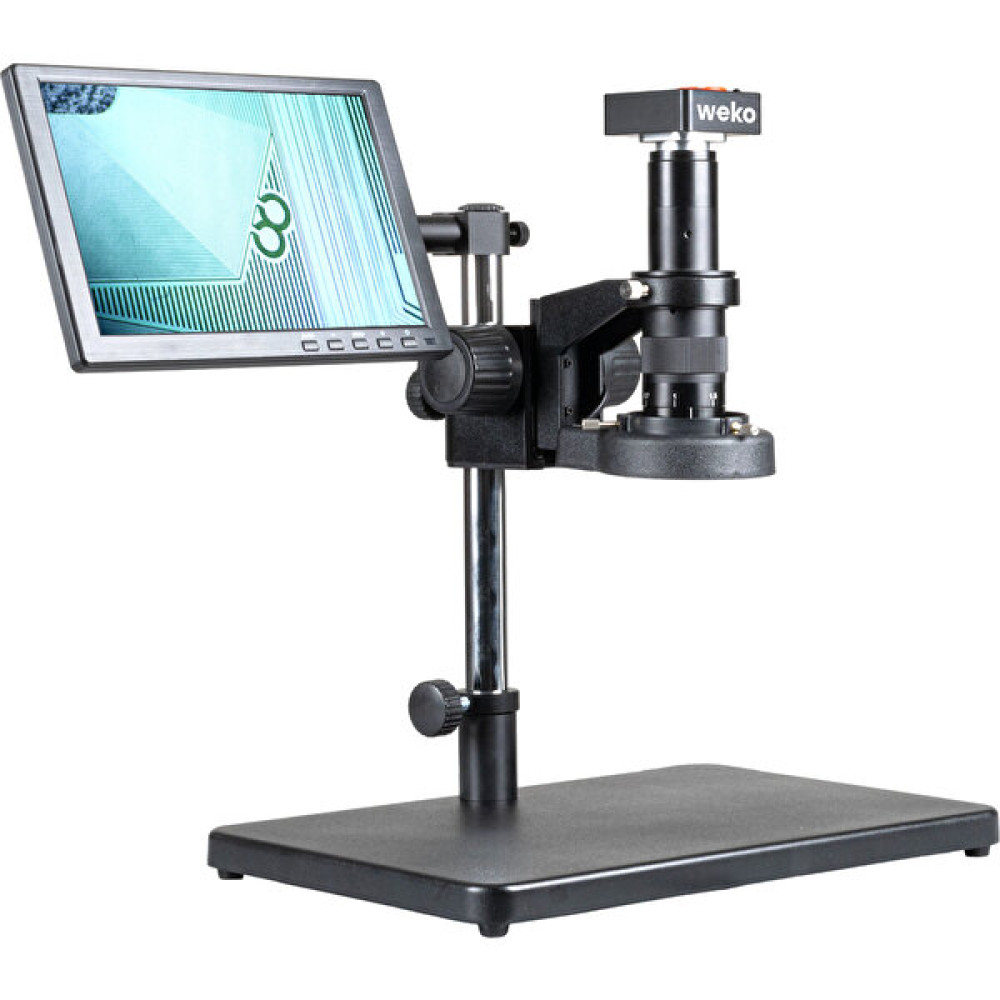 Ayt Weko WK-22484 20-130X Zoom 2 Mp 10.1 Inç Kendinden Dijital Ekranlı Mikroskop Elektronik Tamir Mikroskopu Standlı Mikroskop Fiyatı
