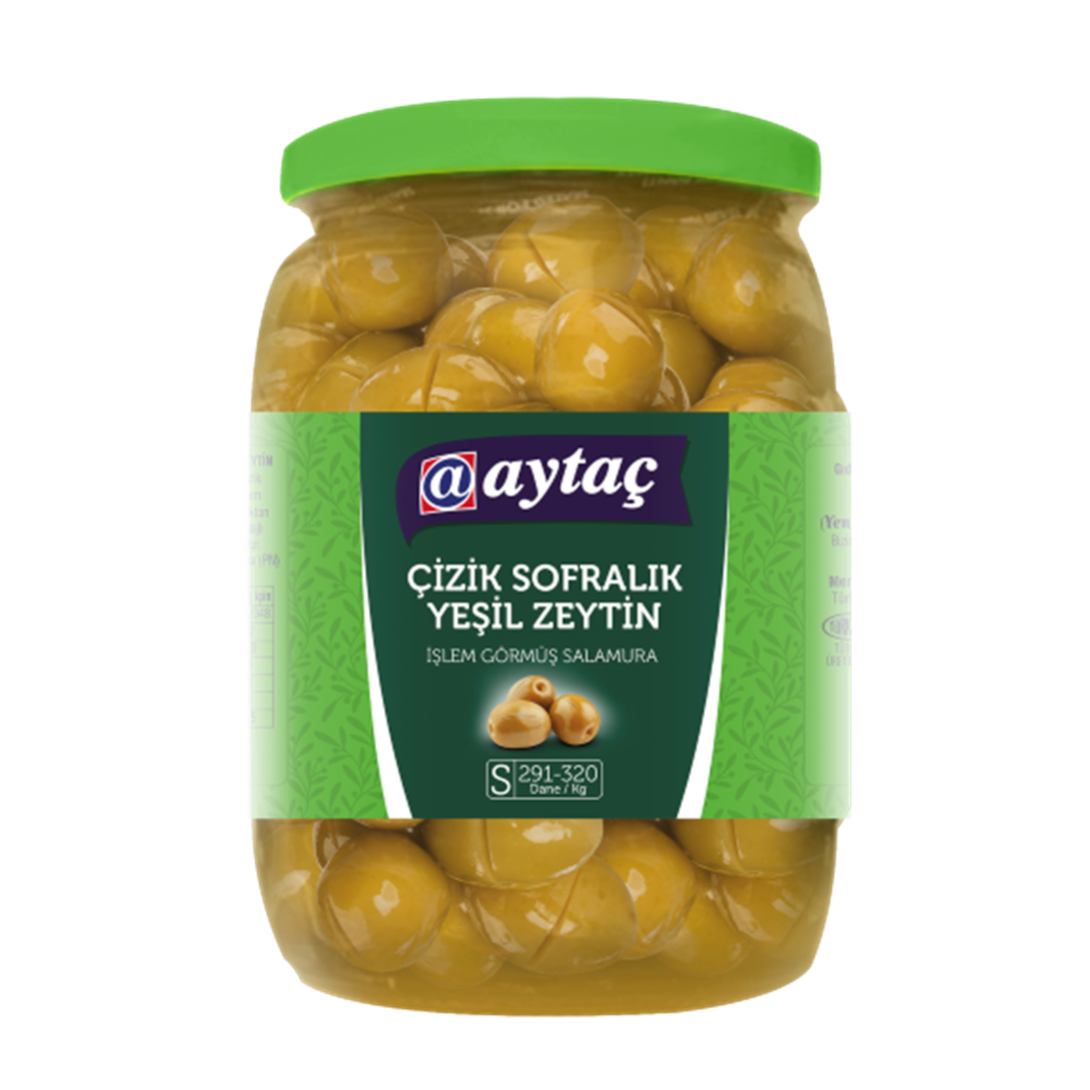 Aytaç Çizik Yeşil Zeytin (S) 291-320 400 g Zeytin Fiyatı