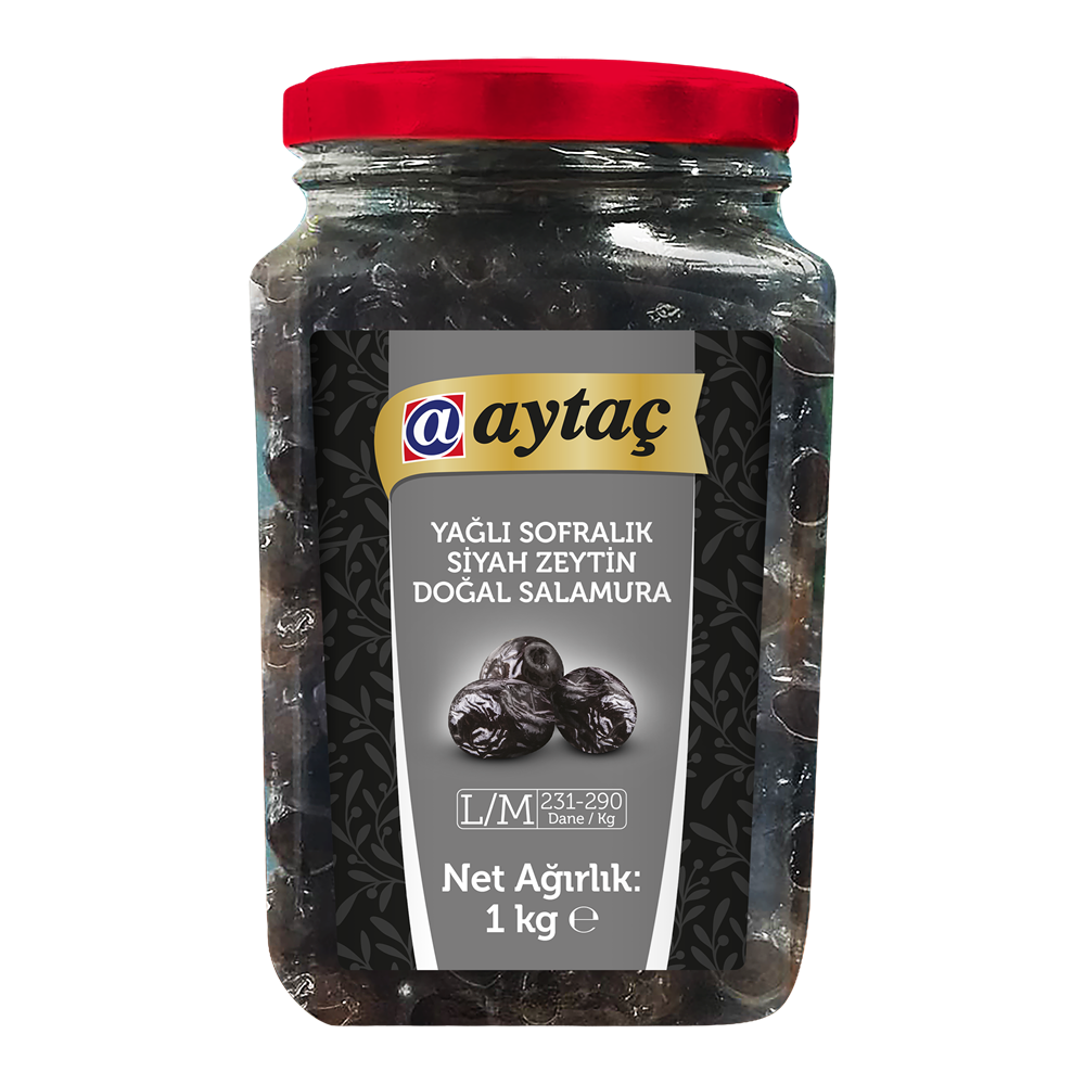 Aytaç Yağlı Siyah Zeytin (L-M) 231-290 1 kg Zeytin Fiyatı