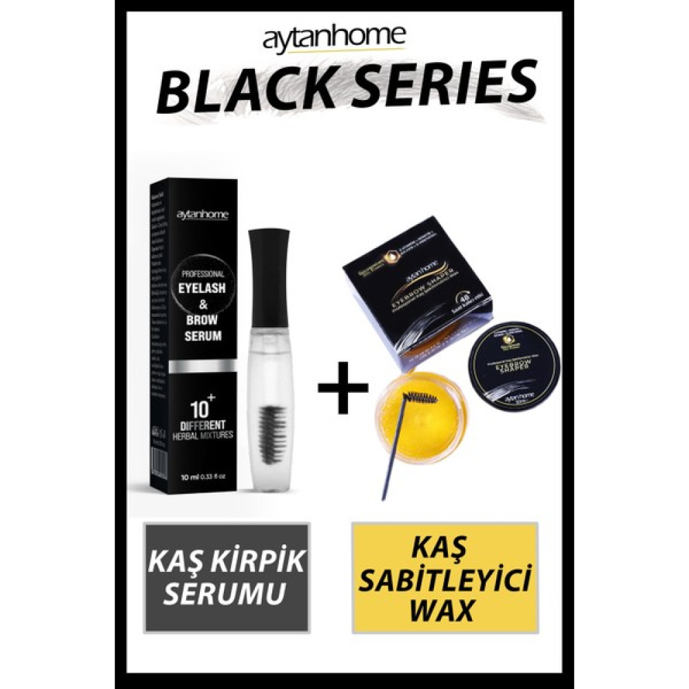 Aytan Home Kaş Kirpik Bakım Serumu + Kaş Sabitleyici Wax (Black Serias) Oto Boyaları Fiyatı
