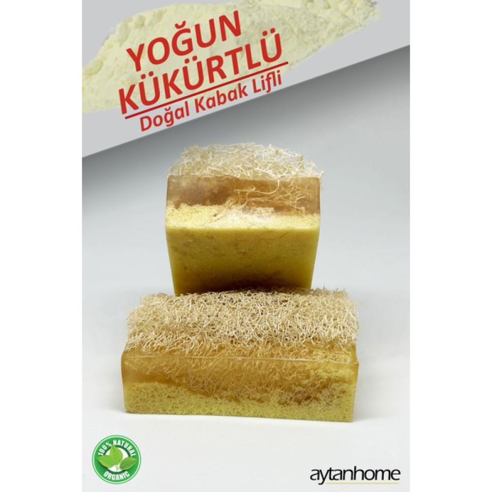 Aytan Home Yoğun Kükürtlü Kabak Lifli Sabun (1 Adet) Sabunlar Fiyatı