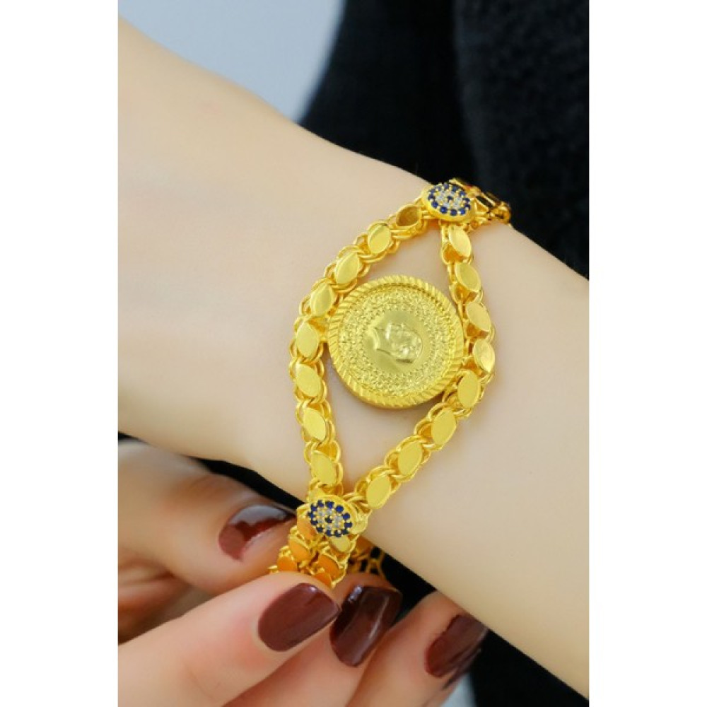 Aytek Gold 22 Ayar Çeyrekli Pullu Bileklik Saat ve Bileklik Aksesuarı Fiyatı