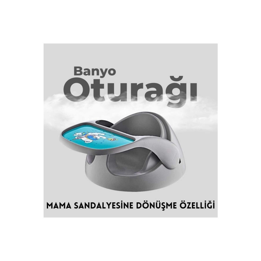 AYVELLA BANYO Oturağı Çıkarılabilir Masa MAMA Sandalye Oturağı Taşınabilir Kaydırmaz Taban Devrilmez Bebek Banyo-Tuvalet Fiyatı