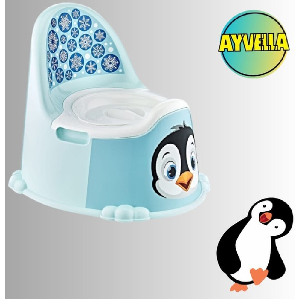 Ayvella Lazımlık Sevimli Hayvanlar Hazneli Çocuk Lazımlık Oturak Tuvalet Eğitimi - Turkuaz Bebek Lazımlık Fiyatı