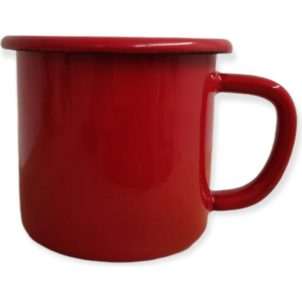 Ayybuu Emaye Bardak El Yapımı Kırmızı - 400 ml Fincan / Bardak / Kahve Takımı Fiyatı