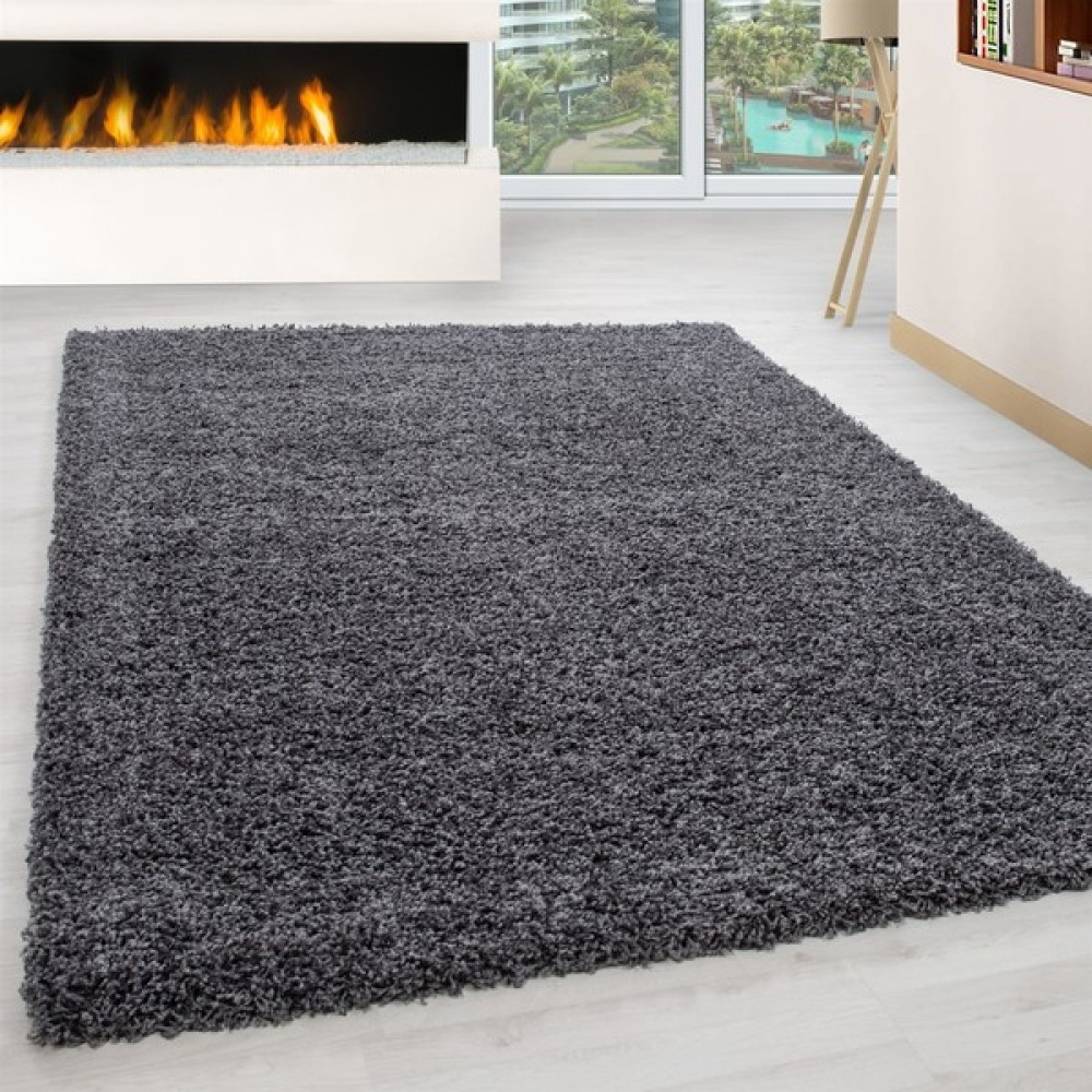 Ayyıldız Halı Shaggy Halı 30 Mm Koyu Gri Rengi 100X200 Cm - 100 x 200 cm Ev Tekstili Fiyatı