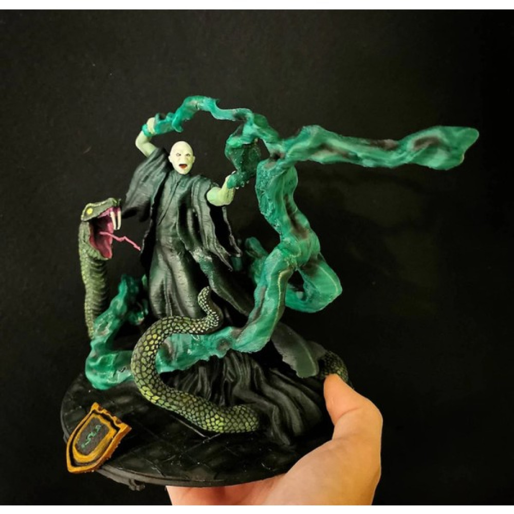 Ayyıldız Luxury Harry Potter Lord Voldemort Figür Harry Potter Voldemort ve Nagini Figür Büyük Boy 25CM I - Bej 5 - 14+ Yaş Maket Fiyatı