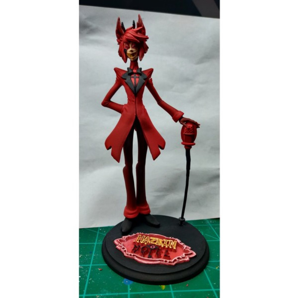 Ayyıldız Luxury Hazbin Hotel Alastor Figür The Radio Demon Figür 25CM Büyük I - Bej 5 - 14+ Yaş Maket Fiyatı