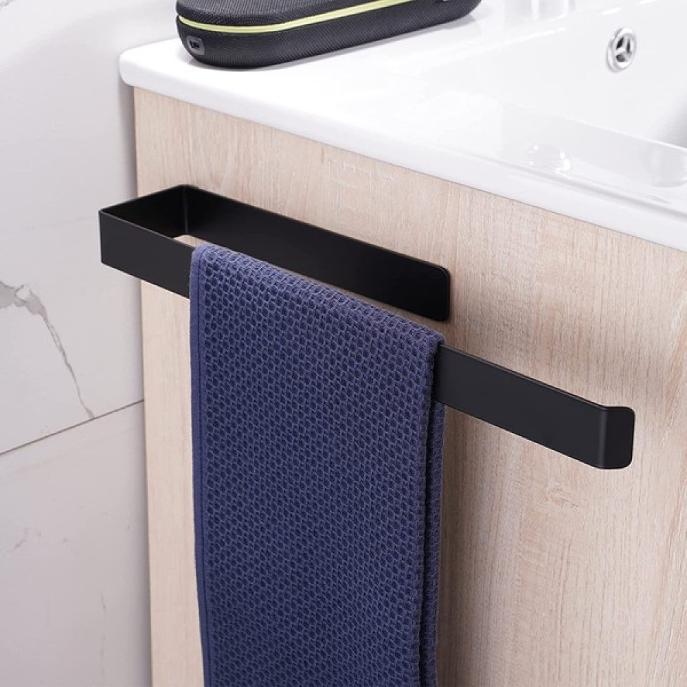 Ayz El Havluluk, Siyah Havluluk Banyo Için Kendinden Yapışkanlı Havlu Askısı, - Mat Siyah Havluluk Fiyatı