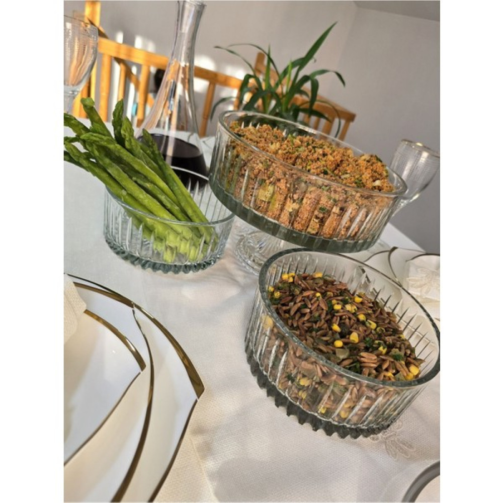 Ayz Home Kesme Kristal Cam Salata Kasesi Seti 3 Lü - 1 Adet Kase Fiyatı