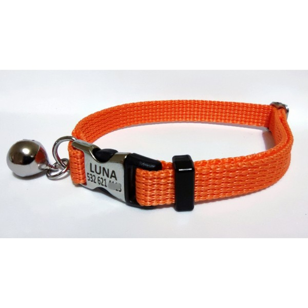 Ayz Markalama Metal Kilitli Kedi Tasması, Isimli Kedi Tasması, Kedi Isimlik, Kedi Künyesi, Isimli Köpek Tasması, Köpek Isimlik - Turuncu - Küçük Boy Evcil Hayvan Ürünleri Fiyatı