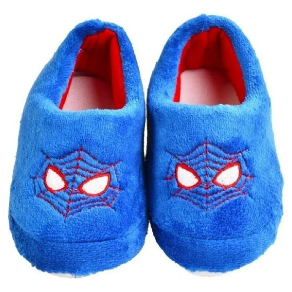 Ayz Spiderman Örümcek Adam Erkek Çocuk Anaokulu Kreş Ev Kaydırmaz Taban Mavi Panduf Erkek Çocuk Panduf Fiyatı