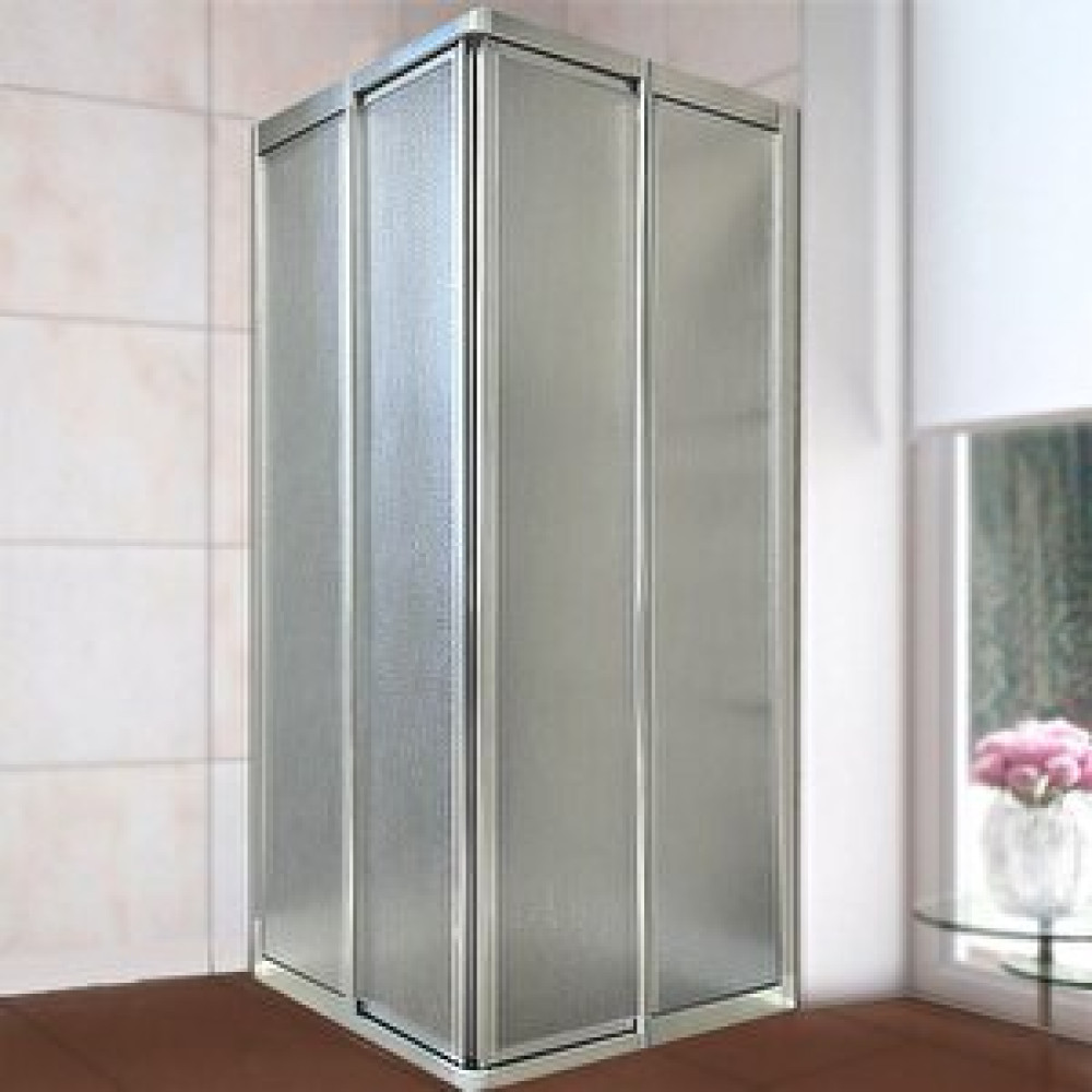Ayza Duşakabin Parlak Profil Damla Desen Mika Duşakabin Kare 80x80 cm Duşakabin Fiyatı