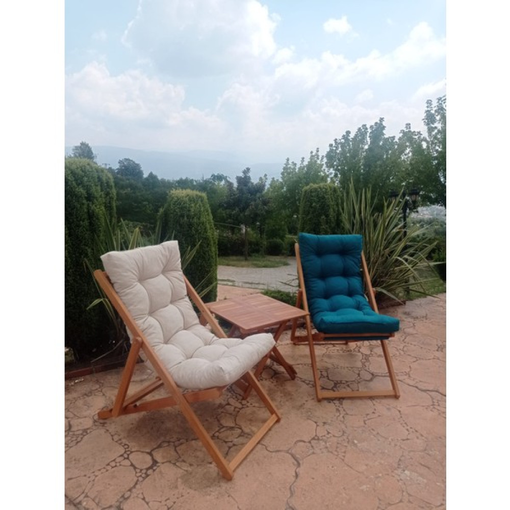 Ayzenbi Arıa Şezlong Seti Bahçe&balkon&teras&plaj Katlanır Ikili Set - 2 Şezlong 1 Masa - 4101 Şezlong Fiyatı