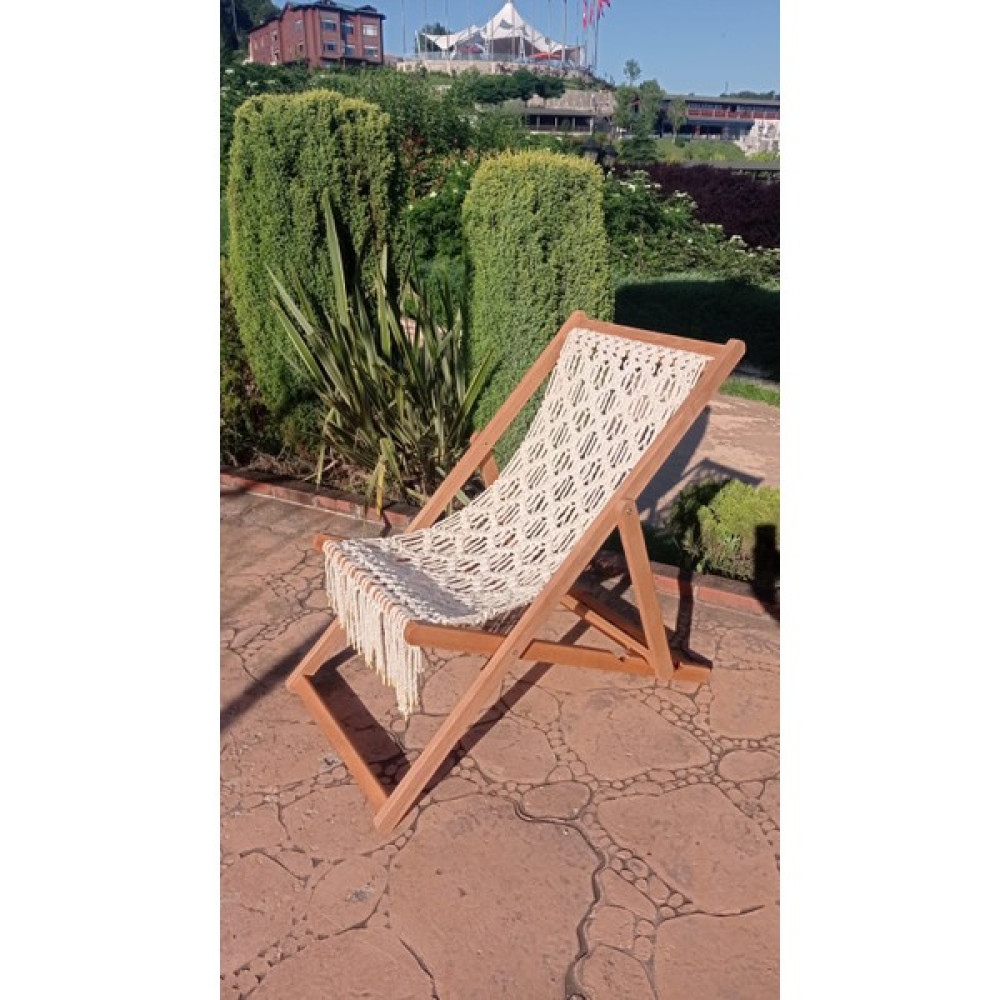 Ayzenbi Katlanır Balkon Teras Bahçe Plaj Şezlong Premium Şezlong Fiyatı