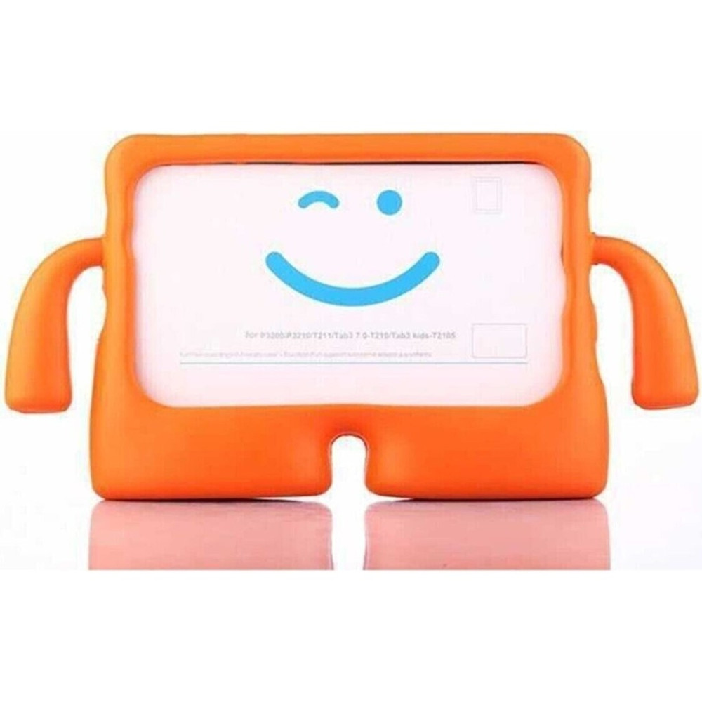 AZC iPad 9.nesil 10.2 Wi-Fi Inç Ibuy Silikon Eğlenceli Çocuk Kılıfı Figürlü Tablet Kılıfı Standlı - Turuncu Diğer Fiyatı