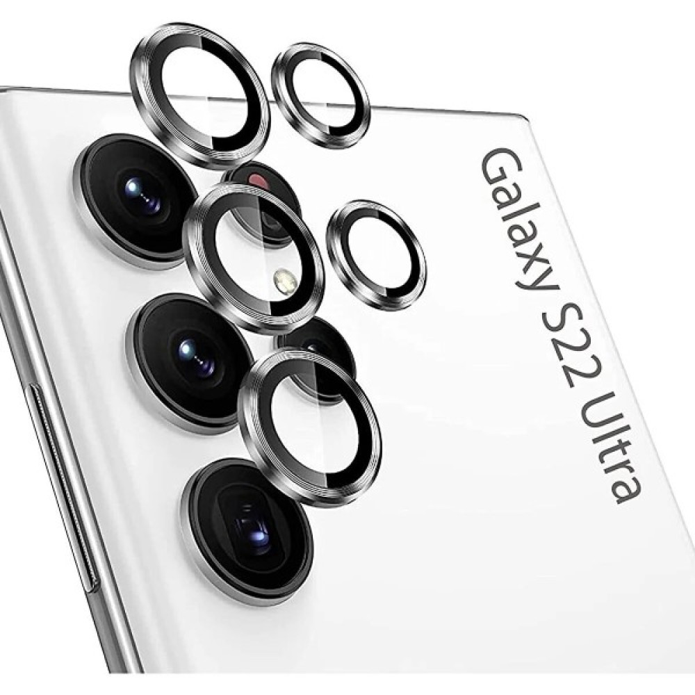 Azentech Samsung S22 Ultra Uyumlu Kamera Lens Koruyucu Cam - Silver Cep Telefonu Ekran Koruyucusu Fiyatı