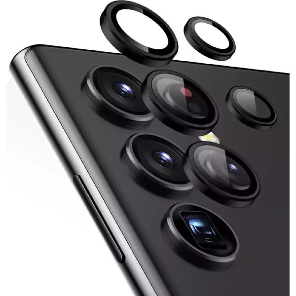 Azentech Samsung S23 Ultra Uyumlu Kamera Lens Koruyucu Cam - Gece Siyahı Cep Telefonu Ekran Koruyucusu Fiyatı