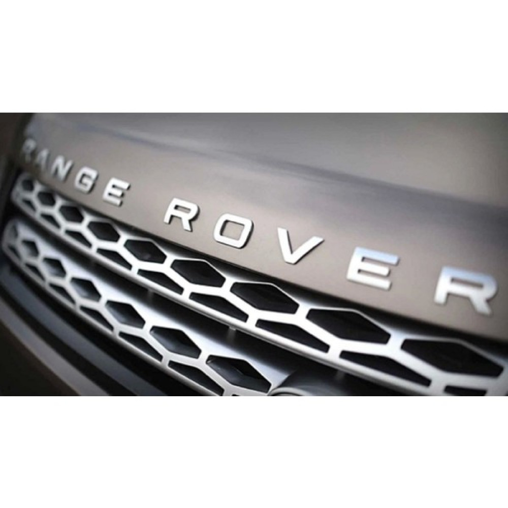 Azertaş Oto Aksesuar Range Rover Kaput Yazı Bagaj Yazı Universal Mat Gri Ithal Ön Arka Uyumlu - Standart Boyut Oto Boyaları Fiyatı