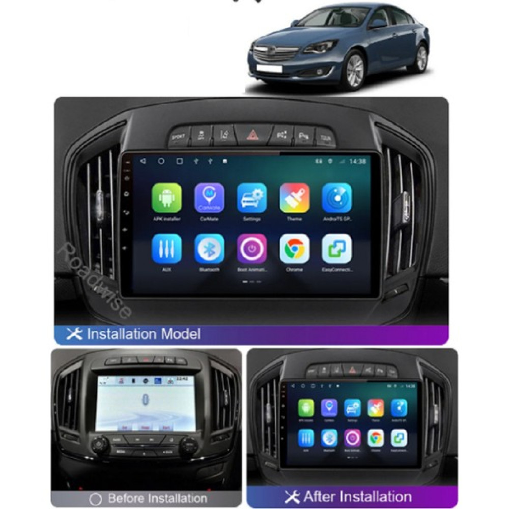 Azertaş Oto Opel Insignia 2013-2016 Multimedya Teyp Android 2+32 GB 9'' IPS Ekran Carplay Araca Özel Oem Android Oto Teypleri Fiyatı