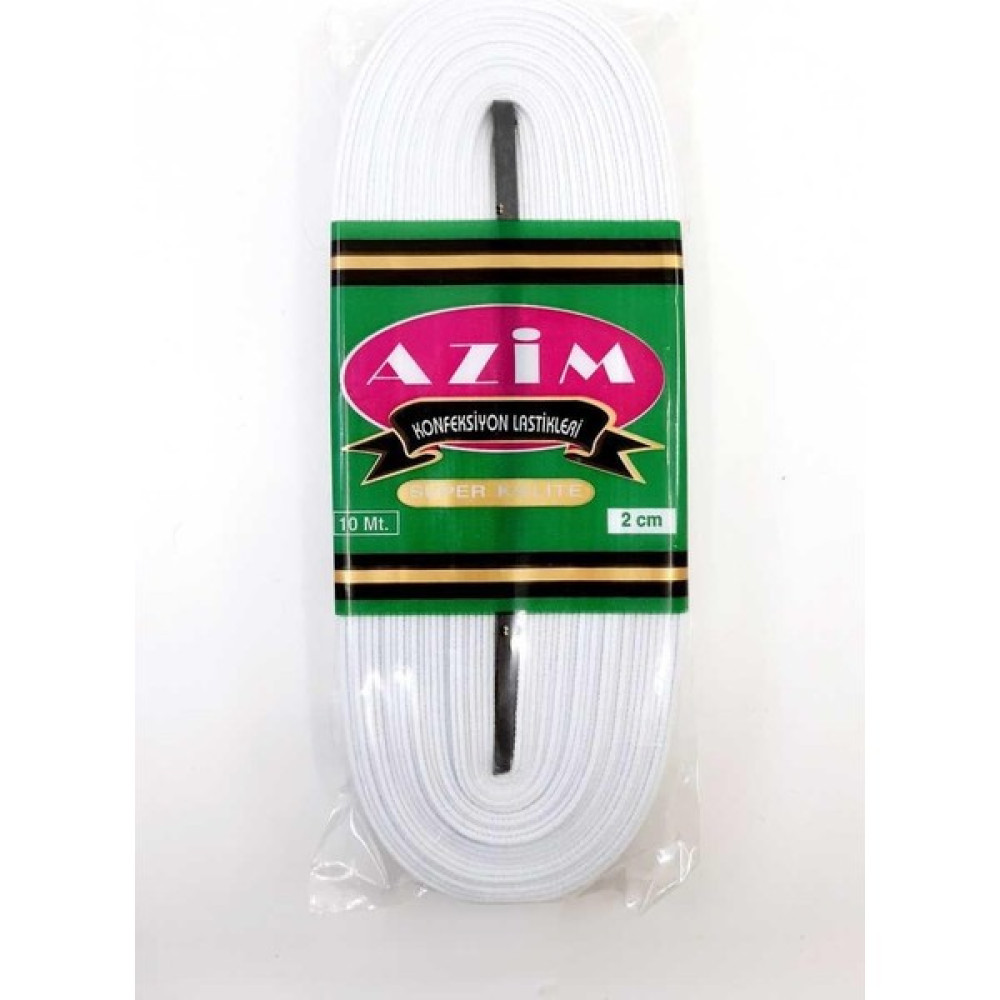 Azim Lastik Paça Lastiği 10 mt Dokuma 20 mm - Beyaz Oto Boyaları Fiyatı
