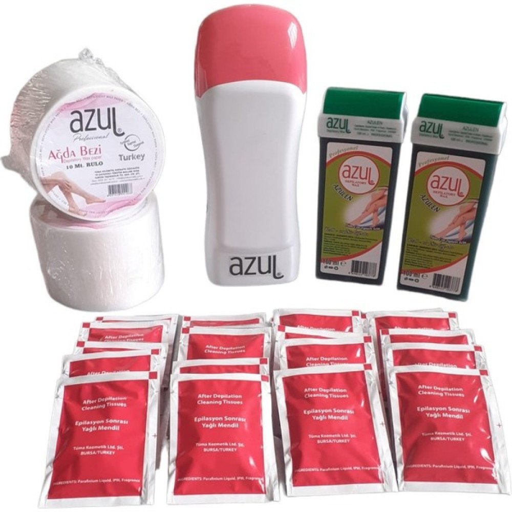 Azul Kartuş Ağda Isıtıcısı+2 Adt. Azulen Kartuş Ağda+2 Adt.10 Mt.ağda Bezi+20 Temizleme Mendili Isıtıcı Seti 5 Oto Boyaları Fiyatı