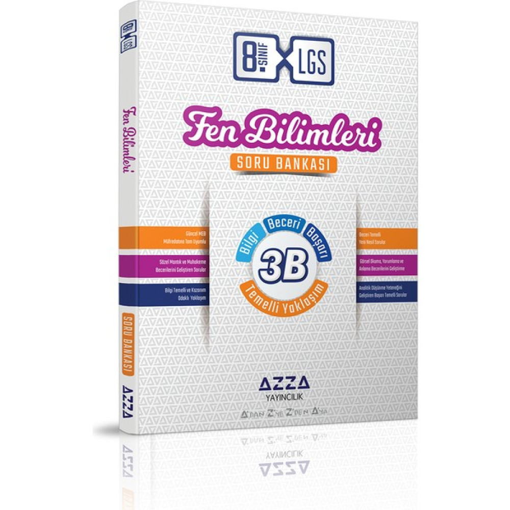 Azza Yayıncılık 8. Sınıf 3b Fen Bilgisi Soru Bankası Ders Sınav Kitapları Fiyatı
