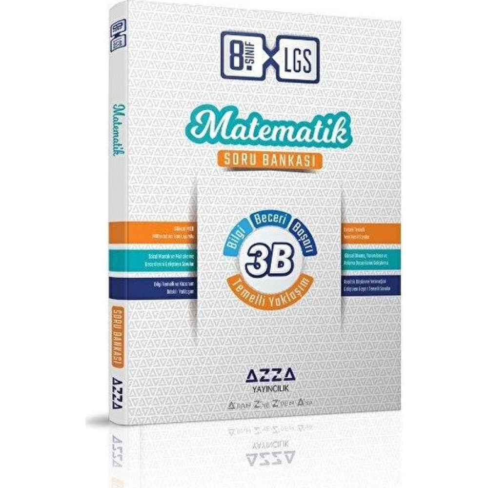 Azza Yayıncılık 8. Sınıf 3b LGS Matematik Soru Bankası Ders Sınav Kitapları Fiyatı